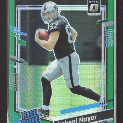 2023 Panini Donruss Optic Michael Mayer #260 Green Hyper