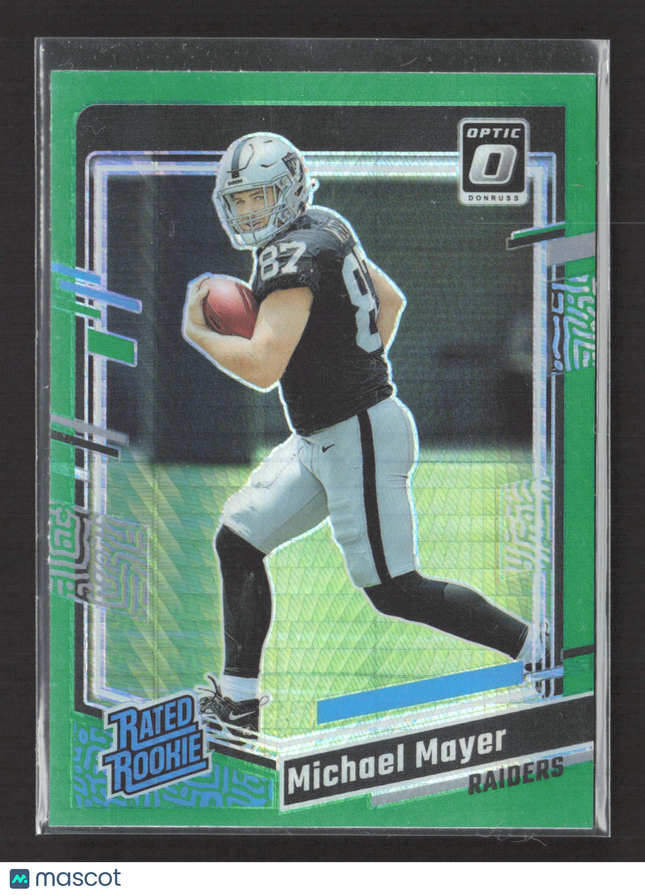 2023 Panini Donruss Optic Michael Mayer #260 Green Hyper