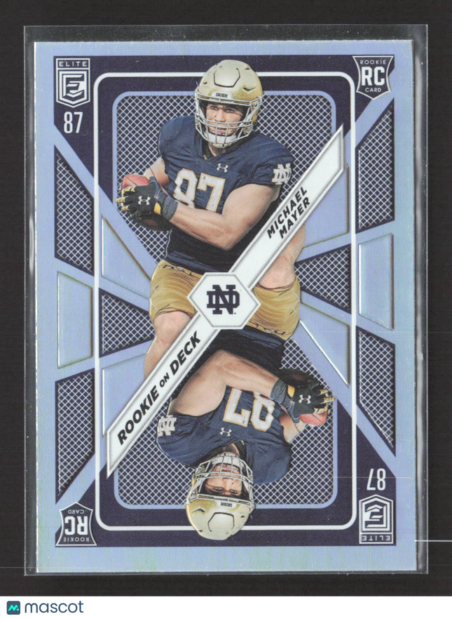 2023 Panini Donruss Elite Football Michael Mayer #RD-14 RC