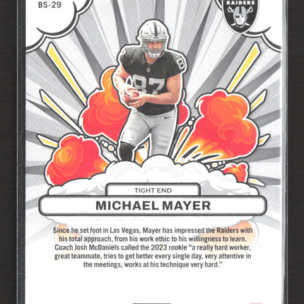 2023 Panini Donruss Bomb Squad Michael Mayer #BS-29