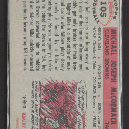 1997 Topps Mike McCormack #105