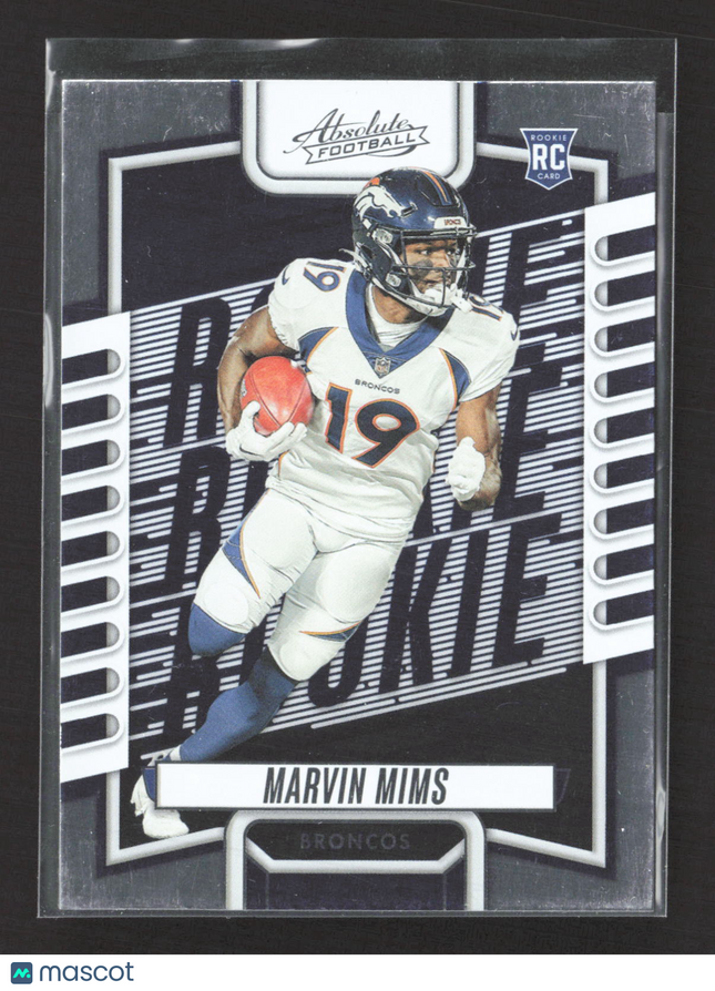 2023 Panini Absolute Football Marvin Mims #122 RC