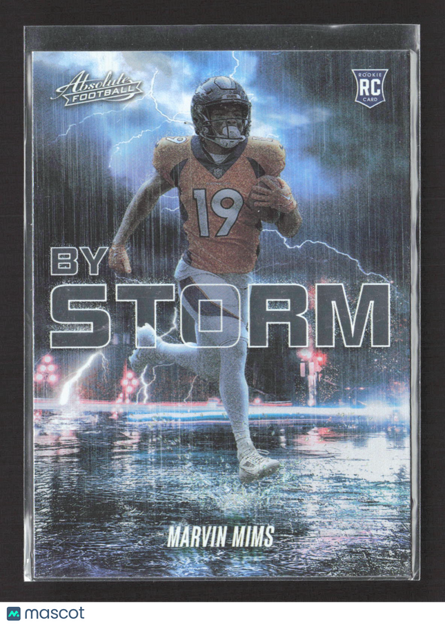 2023 Panini Absolute Football By Storm Marvin Mims #BST-20 RC