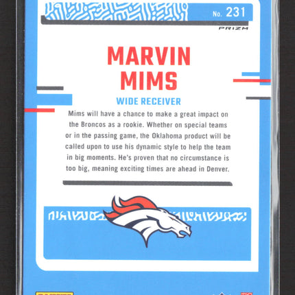 2023 Panini Donruss Optic Prizm Marvin Mims #231