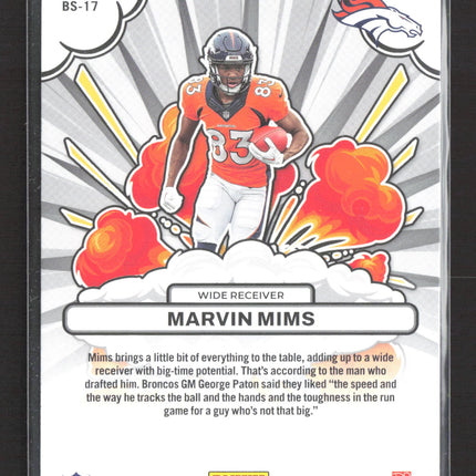 2023 Panini Donruss Bomb Squad Marvin Mims #BS-17