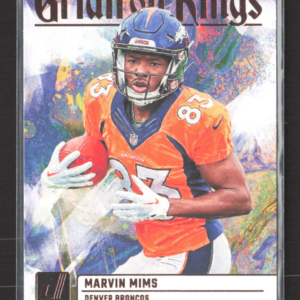 2023 Panini Donruss Gridiron Kings Marvin Mims #RGK-17