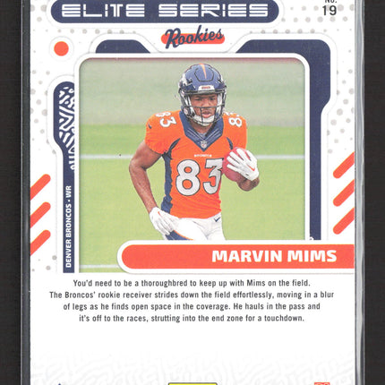 2023 Panini Donruss Elite Series Rookies Marvin Mims #19 Mosaic