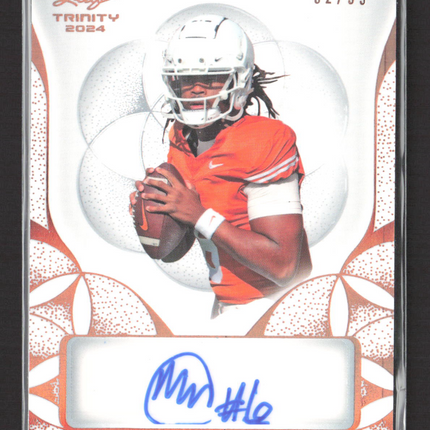 2024 Leaf Trinity Maalik Murphy #BA-MM1 92/99 Auto