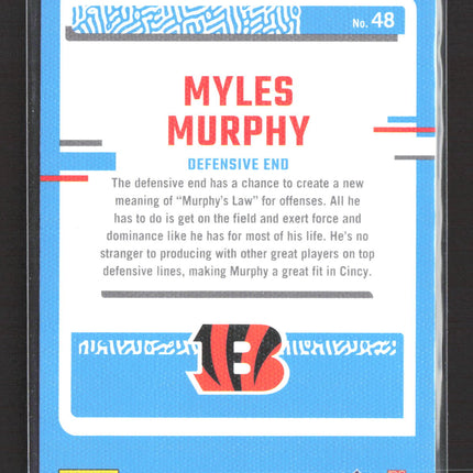 2023 Panini Donruss Football Myles Murphy #48