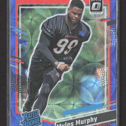 2023 Panini Donruss Optic Myles Murphy #320 Blue Scope