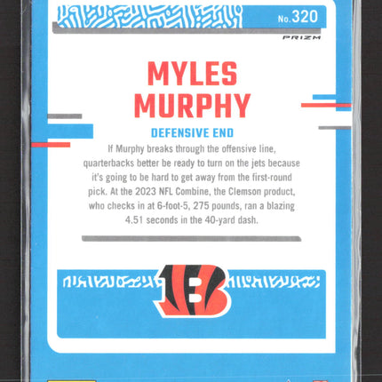 2023 Panini Donruss Optic Myles Murphy #320 Blue Scope