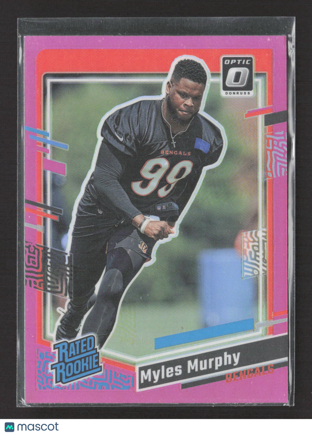 2023 Panini Donruss Optic Myles Murphy #320 Pink