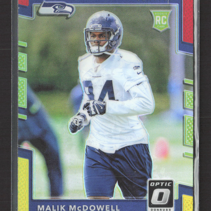2017 Panini Donruss Optic Prizm Malik McDowell #139 RC