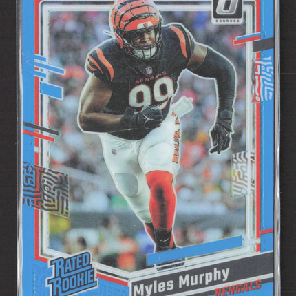 2023 Panini Donruss Optic Myles Murphy #222 Blue Prizm 119/299