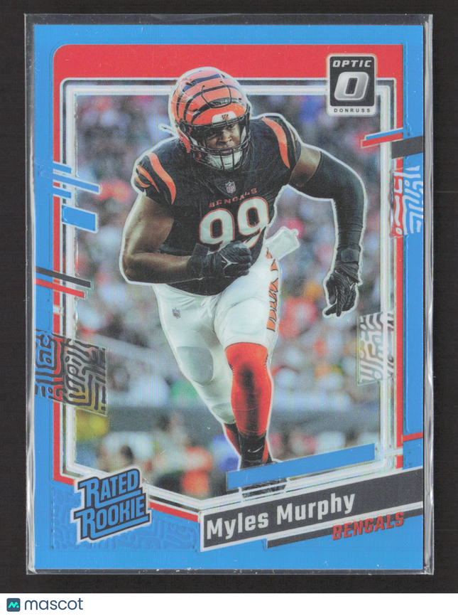 2023 Panini Donruss Optic Myles Murphy #222 Blue Prizm 119/299
