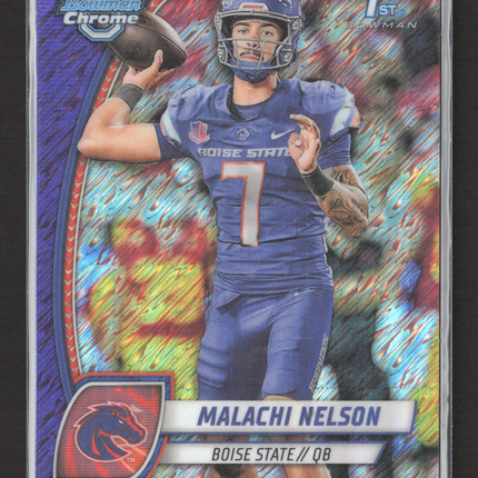 2024 Topps Bowman University Chrome Malachi Nelson #196 Purple