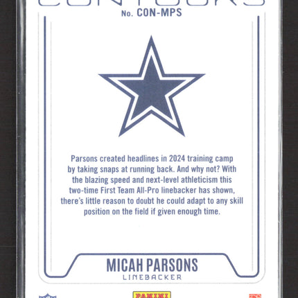2025 Panini Phoenix Contours Micah Parsons #CON-MPS