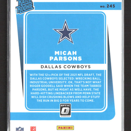 2021 Panini Donruss Optic Micah Parsons #245