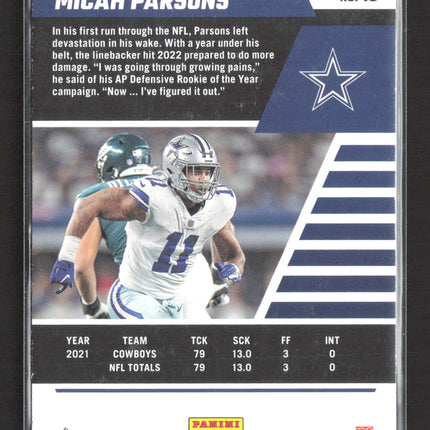 2022 Panini Zenith Football Micah Parsons #15