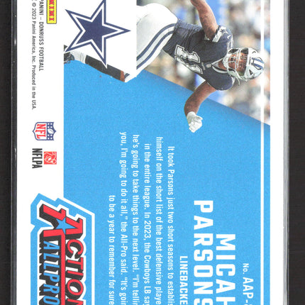 2023 Panini Donruss Action All Pros Micah Parsons #AAP-8 Holo