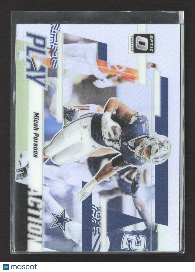 2023 Panini Donruss Optic Play Action Micah Parsons #6 Prizm