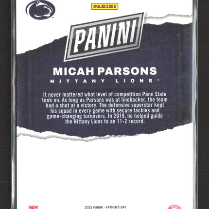 2023 Panini Father's Day Micah Parsons #22 023/199