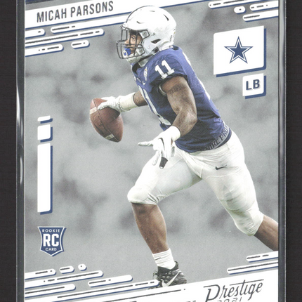 2021 Panini Prestige Micah Parsons #244 RC