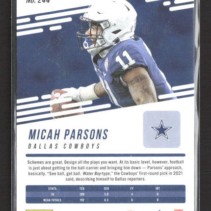 2021 Panini Prestige Micah Parsons #244 RC
