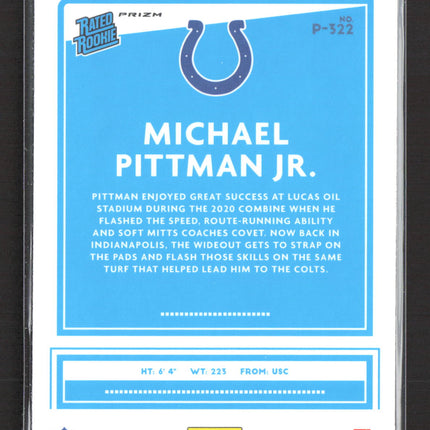 2020 Panini Donruss Optic Michael Pittman Jr. #P-322