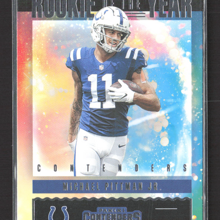 2020 Panini Contenders Football Michael Pittman Jr. #RY-MPI Rookie of the Year