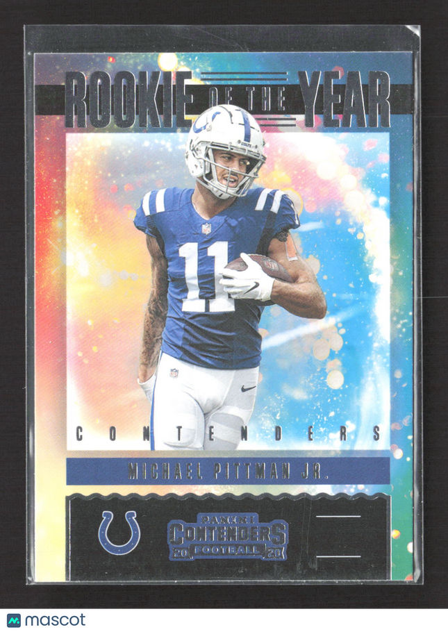 2020 Panini Contenders Football Michael Pittman Jr. #RY-MPI Rookie of the Year