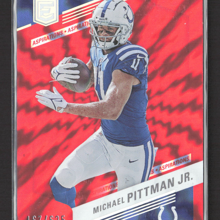 2023 Panini Donruss Elite Aspirations Michael Pittman Jr. #75 467/625