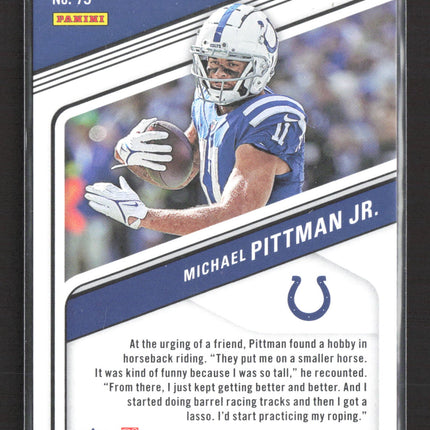 2023 Panini Donruss Elite Aspirations Michael Pittman Jr. #75 467/625