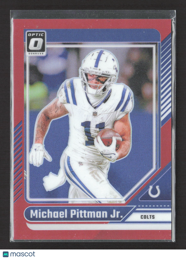 2024 Panini Donruss Optic Michael Pittman Jr. #85 Red 097/125