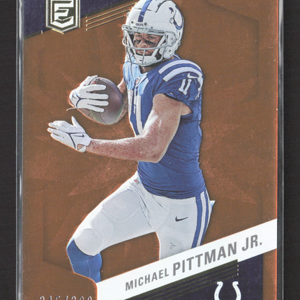 2023 Panini Donruss Elite Michael Pittman Jr. #75 345/399