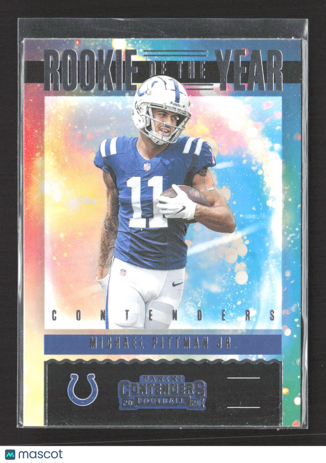 2020 Panini Contenders Football Rookie of the Year Michael Pittman Jr. #RY-MPJ