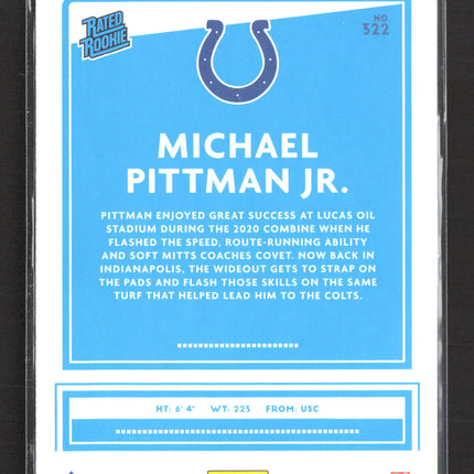 2020 Panini Donruss Michael Pittman Jr. #322