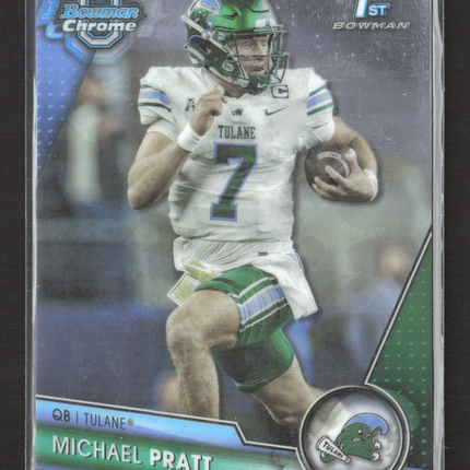 2023 Bowman Chrome University Michael Pratt #89 1st Bowman