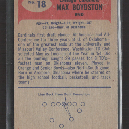 1955 Bowman Max Boydston #18