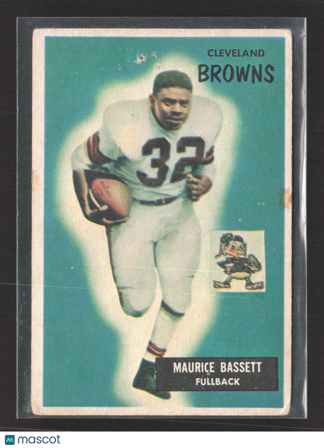 1955 Bowman Maurice Bassett #156