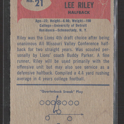 1955 Bowman Lee Riley #21