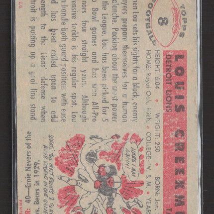 1956 Topps Lou Creekmur #8