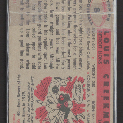 1957 Topps Lou Creekmur #8