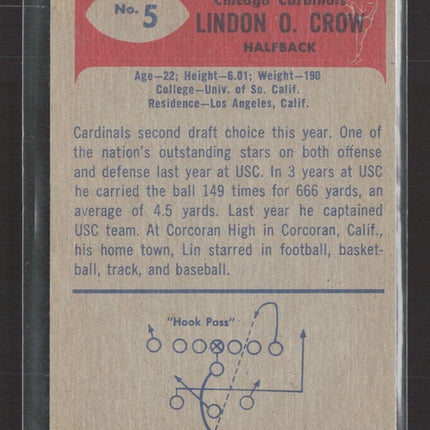 1955 Bowman Lindon Crow #5