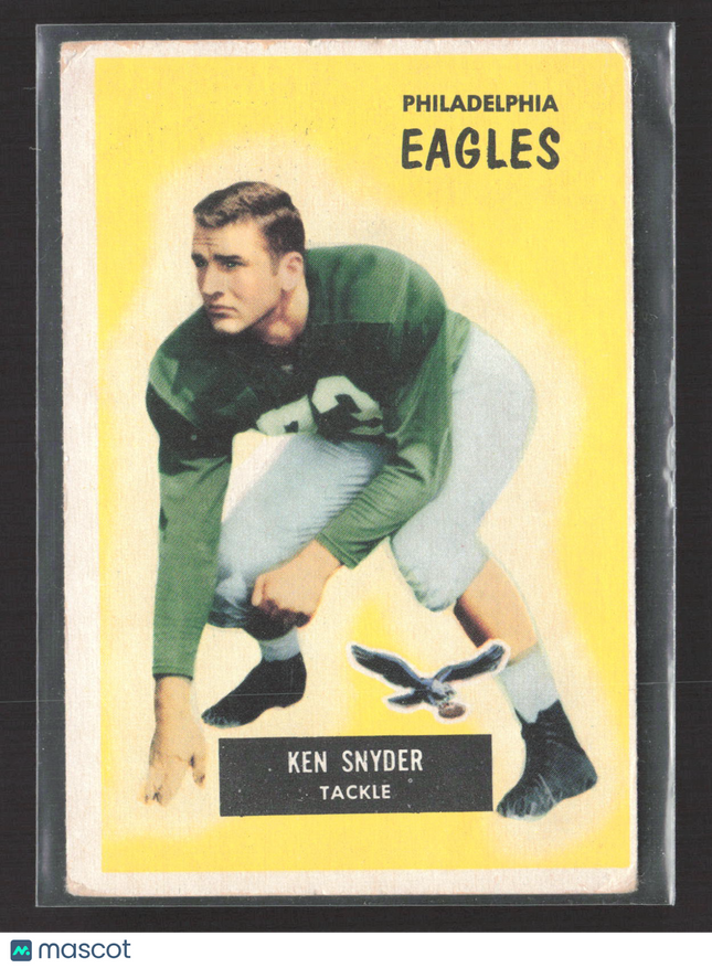 1955 Bowman Ken Snyder Kenneth D. Snyder #63