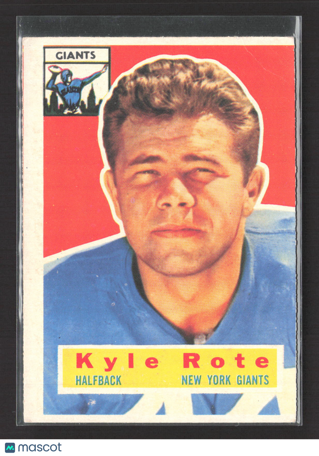 1956 Topps Kyle Rote #29