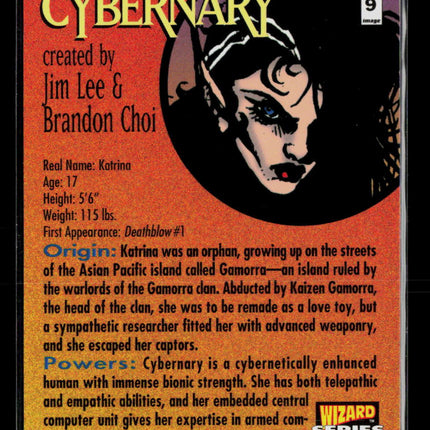1993 Wizard Series III Cybernary #9