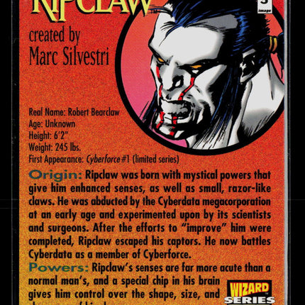 1993 Image Wizard Series III Ripclaw #5