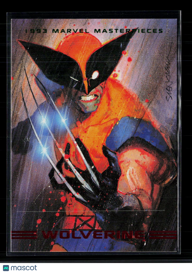 1993 SkyBox Marvel Masterpieces Wolverine #6