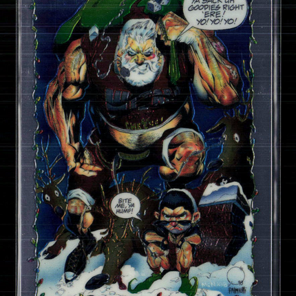 1993 Wizard Magazine Christmas Card Christmas Eve in Brooklyn